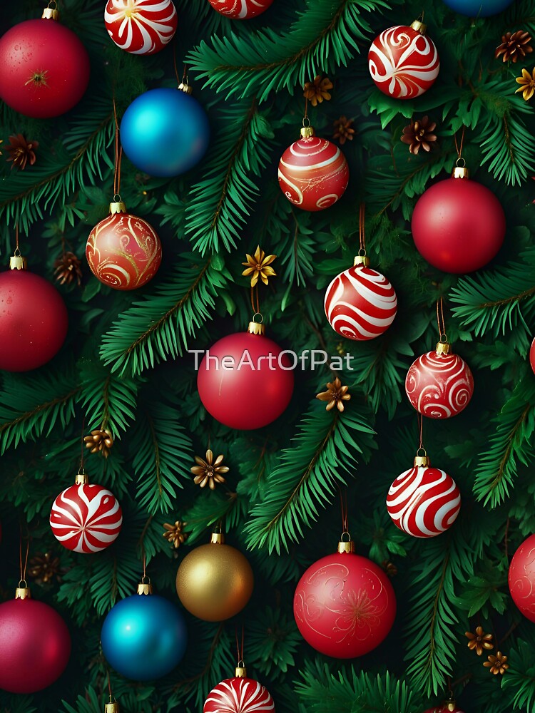 Cute Christmas Pattern Design by TheArtOfPat