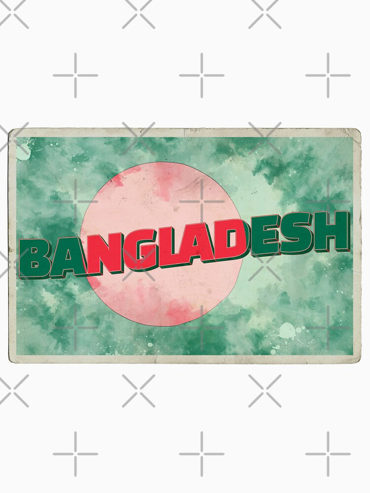 Bangladesh Vintage style retro souvenir by DeveloperProp0