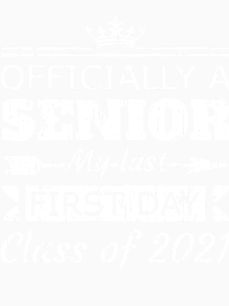 Funny Senior My Last First Day Class Of 2021 Back To School by Lykhota97