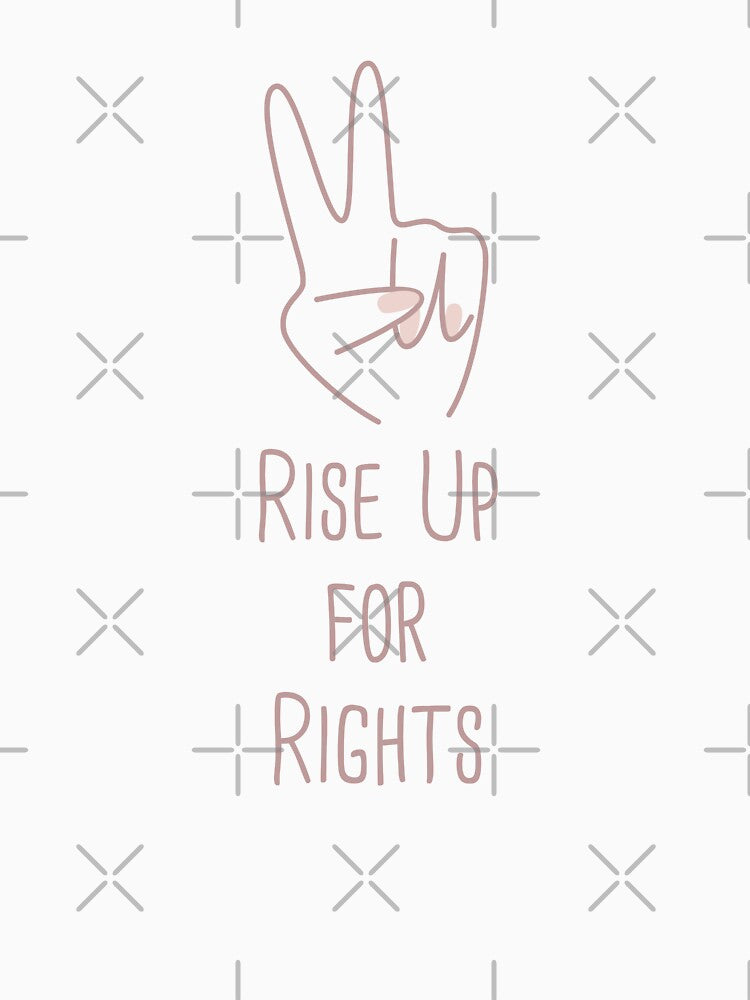 Rise Up for Rights Peace Building Positive Phrase by FemiBiutti
