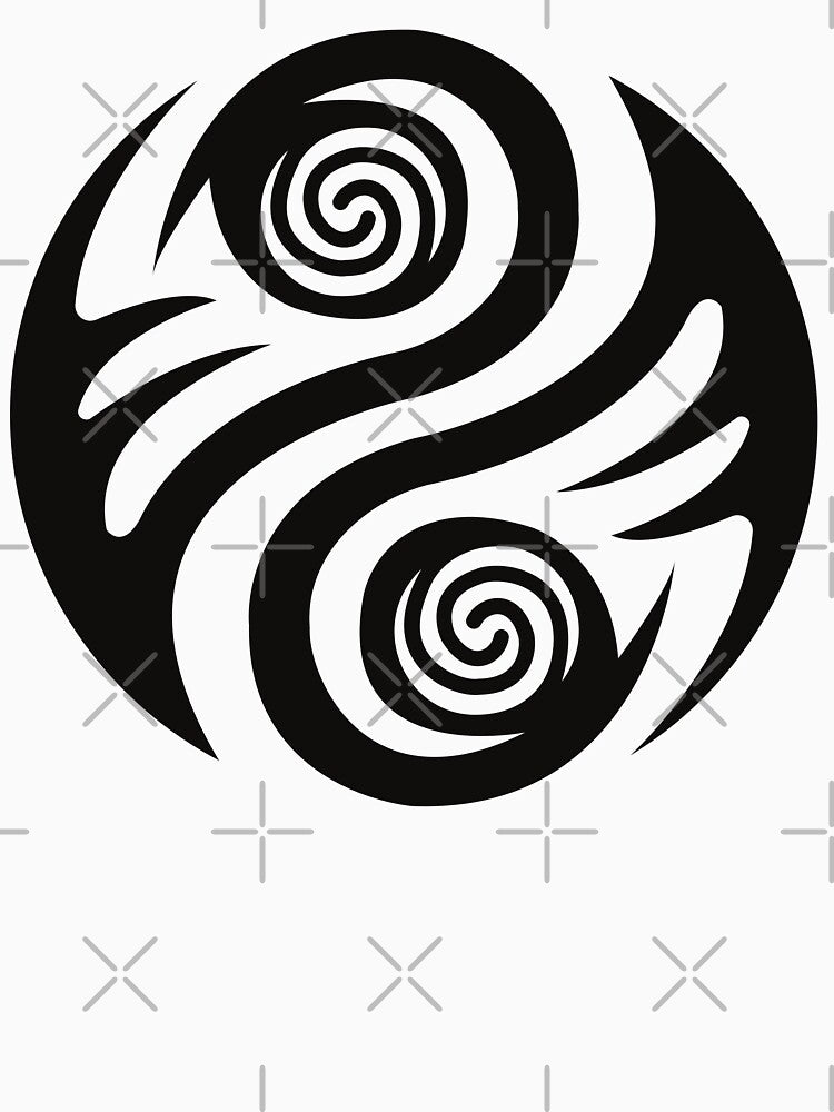 Retro Abstract Circle Pattern Digital Art by createdbycam