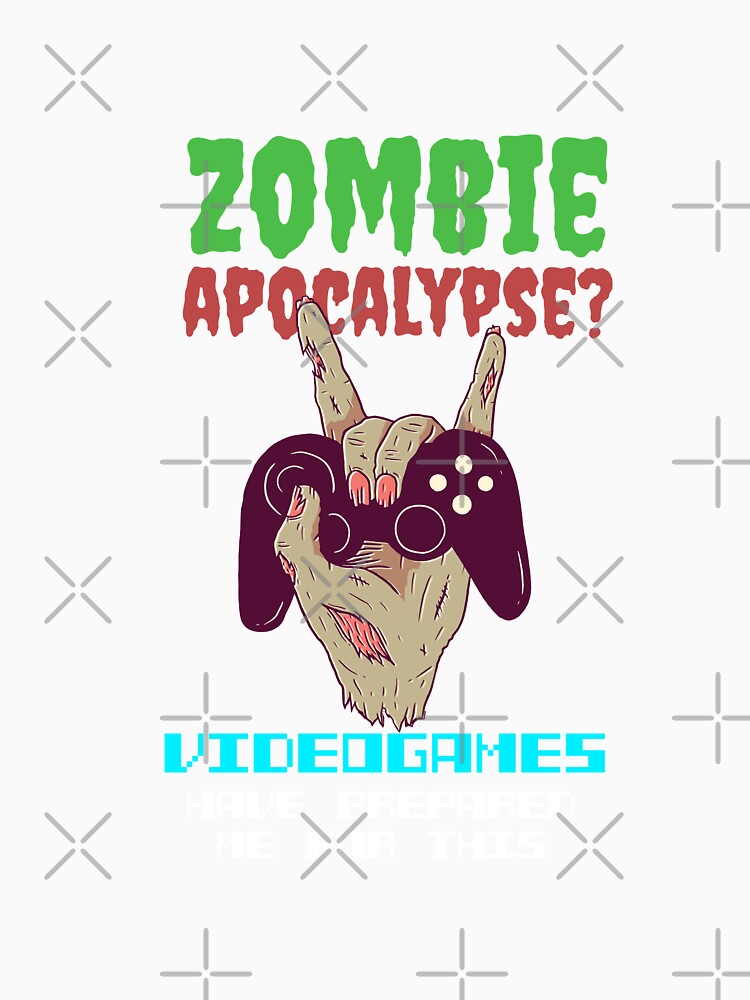 Zombie Apocalypse Gamer Gaming by titanosdesign