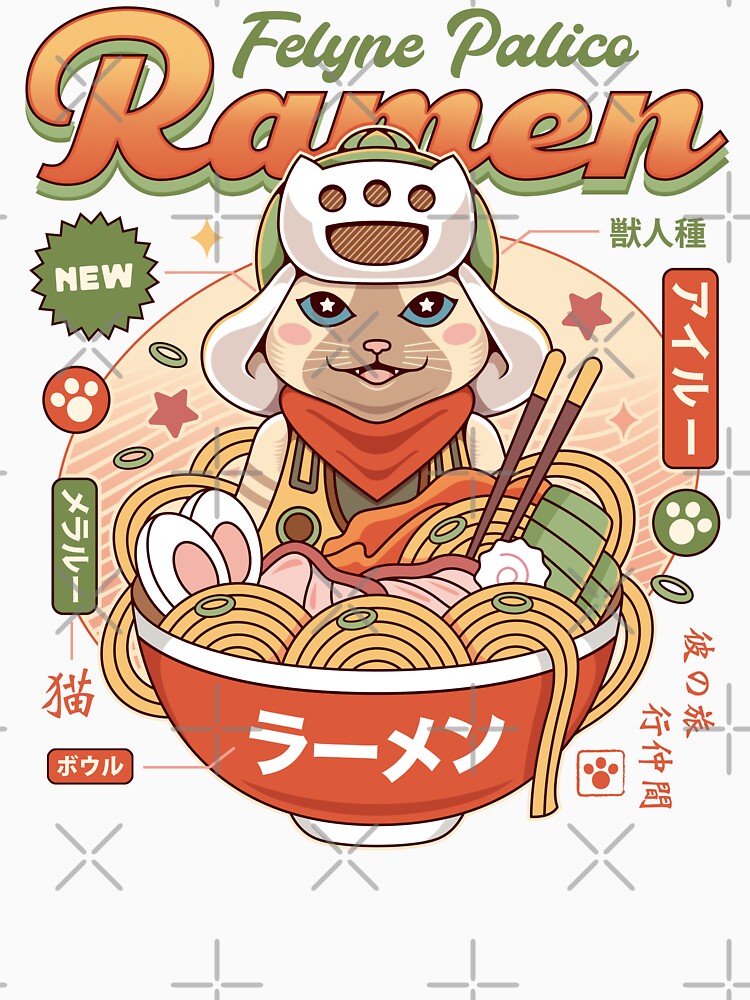 Felyne Palico Ramen by Lagelantee