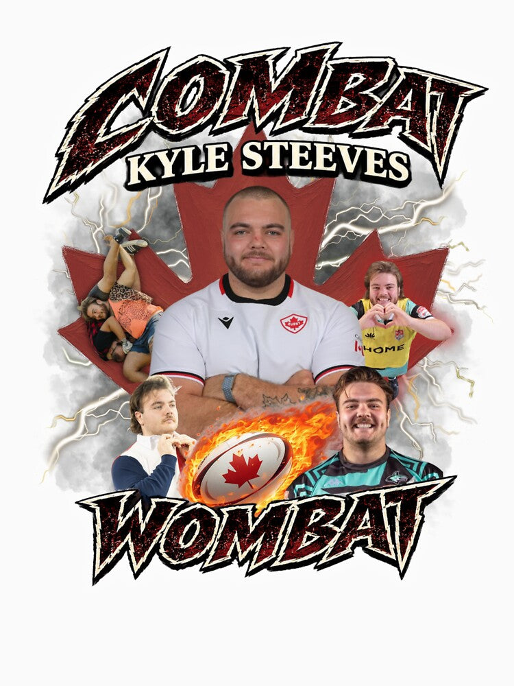Combat Wombat - Kyle Steeve 80s by Brumbies Rugby Wpg