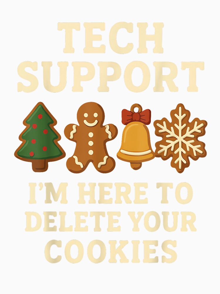 Tech Support Here to Delete Cookies Funny Christmas Pajama by Coussahi