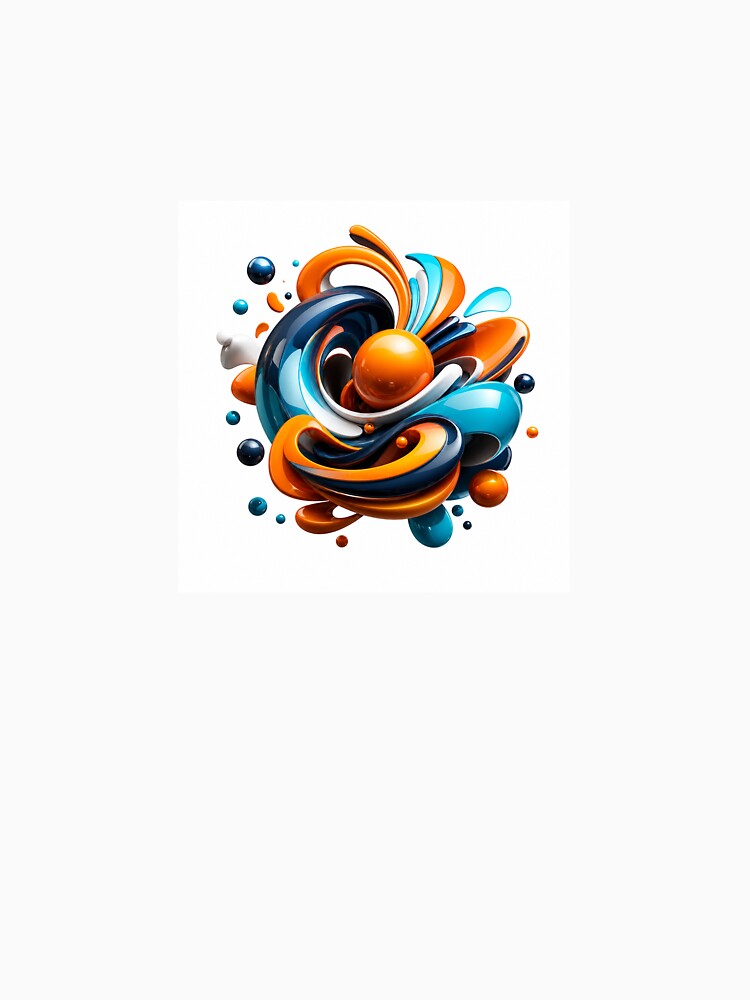 Neon Orbit – Futuristic 3D Abstract Sculpture by TrackHead