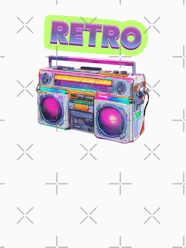 Retro Tape Vibes T-Shirt by Aimetoi
