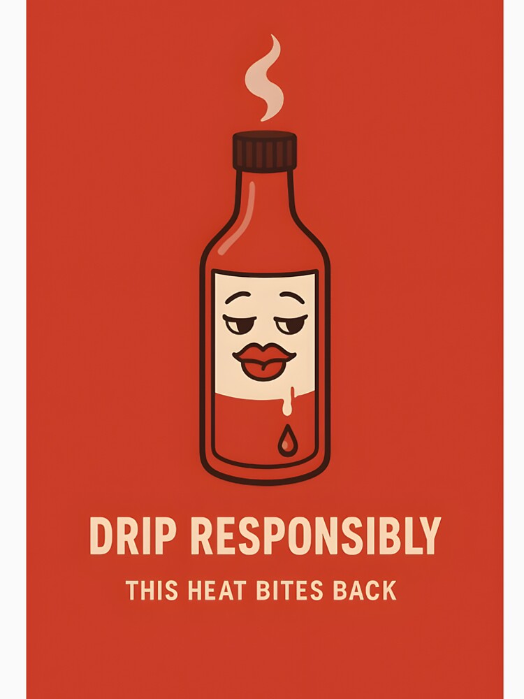 Drip Responsibly — Hot Sauce with Attitude by VoidBloom Studio