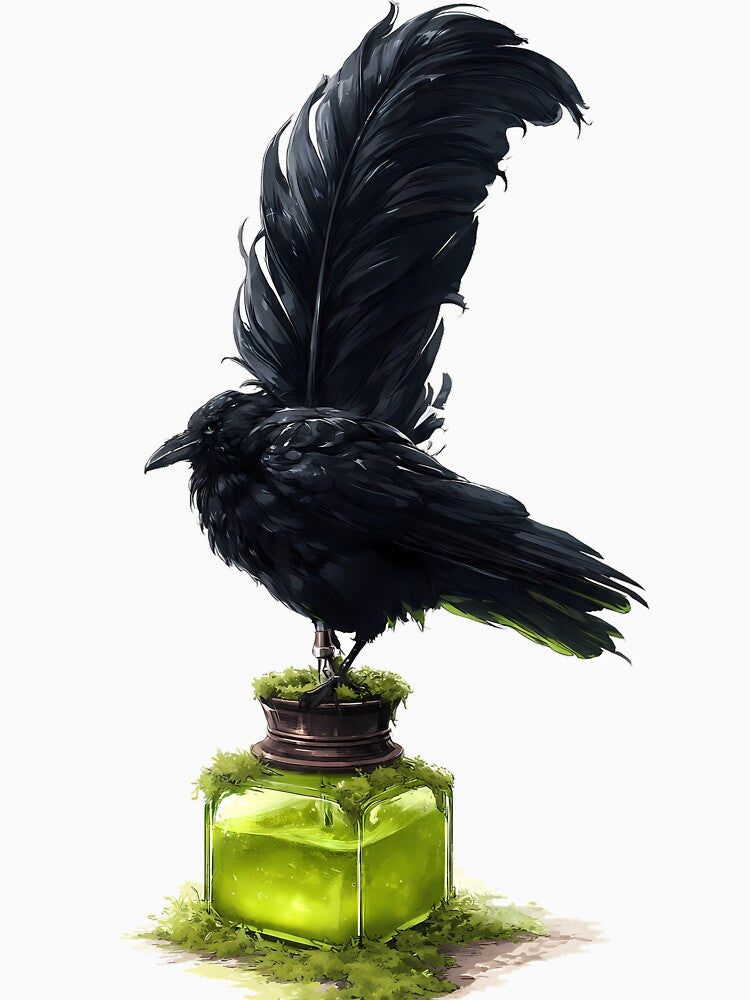 Goblincore Crow Quill by IllumeInk