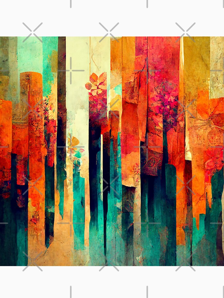 Mid Century Modern Colorful Art by chatzous