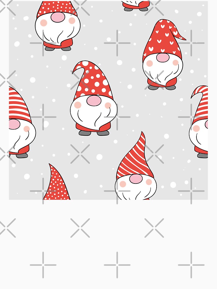 Christmas Pattern,  cute christmas Gnomes by Phoca Mobil