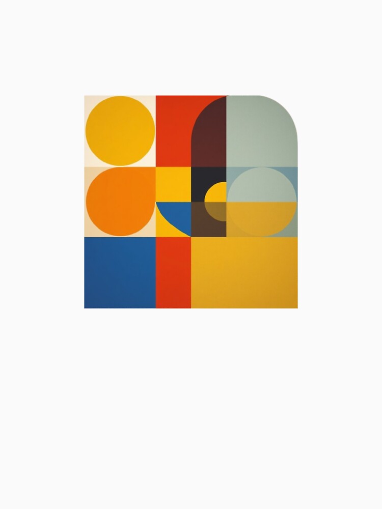Mid-Century Modern Geometric Abstract Bauhaus Art by ByKayaPrints