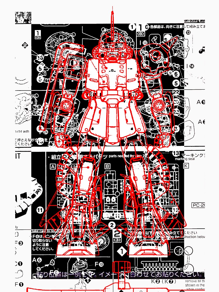 Zaku Blueprint by Whanicomen