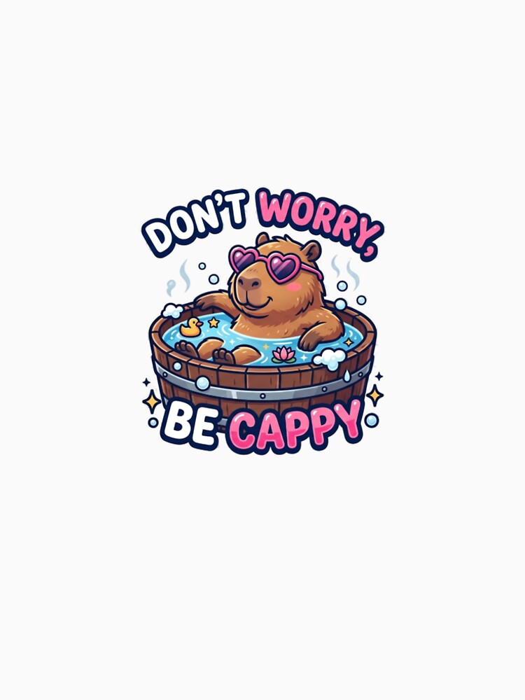 Don't Worry Be Cappy Capybara by Figurimania
