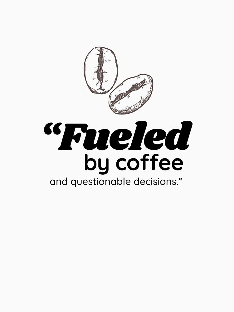 Decaf? Sorry, I Only Drink Real Problems – Funny Coffee Quote Design by KrumaiFC