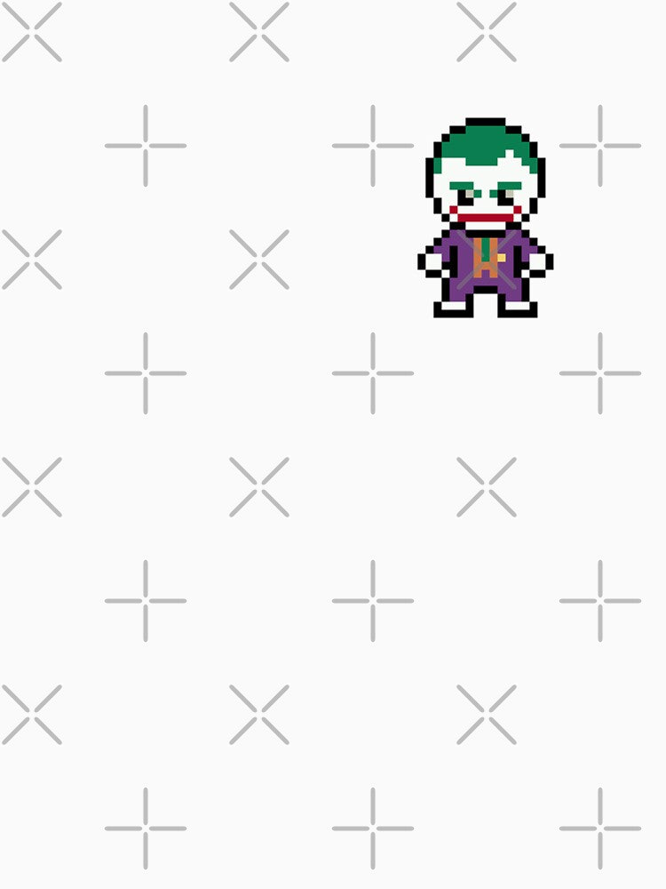 Pixel Characters - The Joker by FancyOwlDesigns