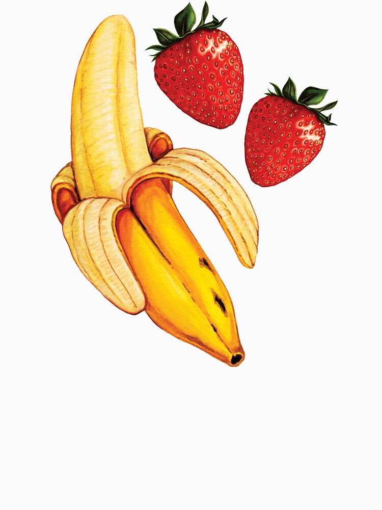 Strawberry Banana Pattern by Kelly  Gilleran