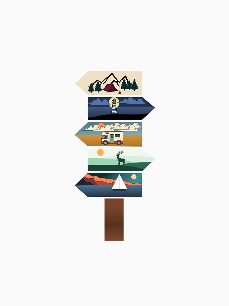 Adventure Road Sign by ByRavzanur