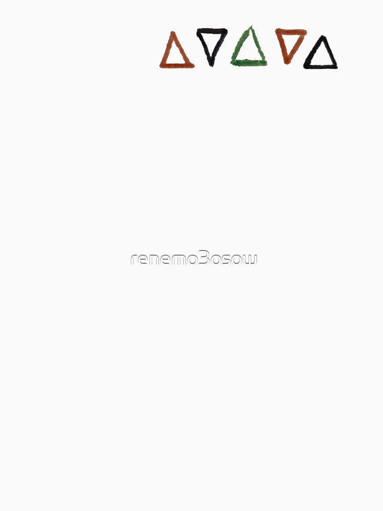 Minimalist triangles – natural colors by renemo3osow