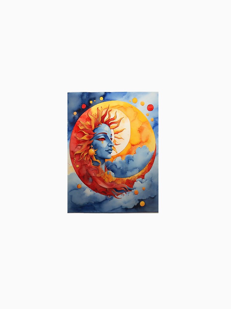 Celestial Harmony: Sun and Moon in Magical Embrace by KilianSzmid