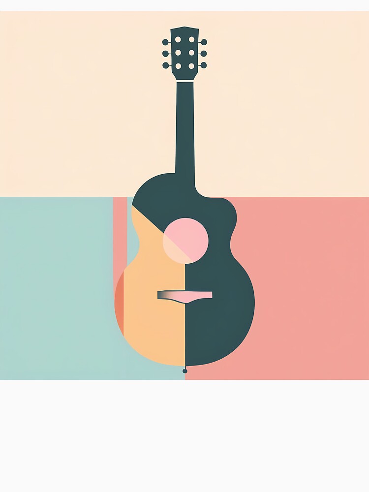 Guitar As Bauhaus Style Art by OzzFrequency