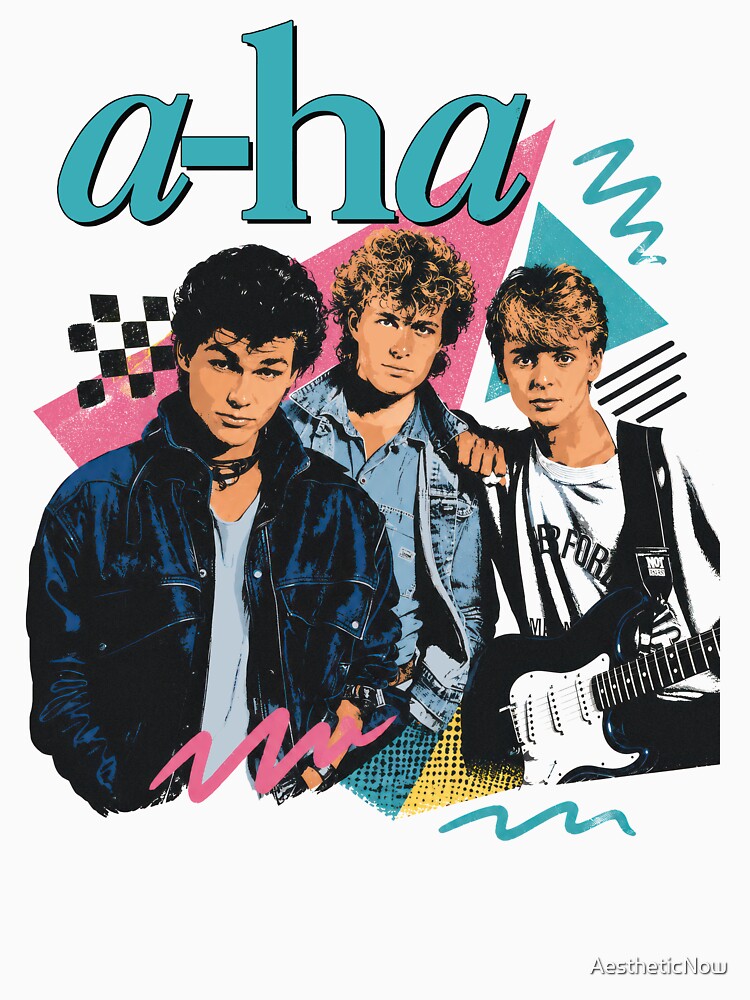 a-ha --- Original 80s Retro Fan Design by AestheticNow