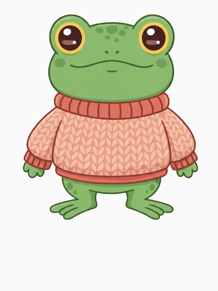 Cozy Sweater Frog by EastEndTownie