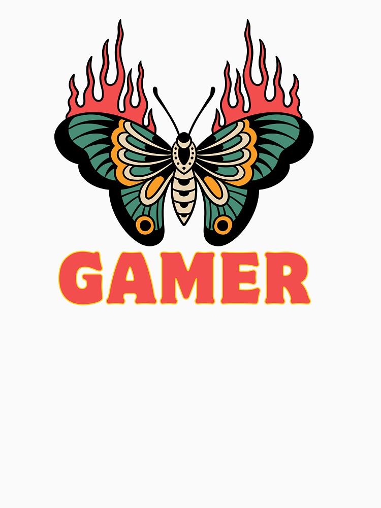 Butterfly Gamer – Cute Gaming Aesthetic by Rasheedaholik