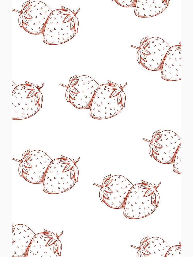 strawberry - aesthetic patterns by AIObyisabele