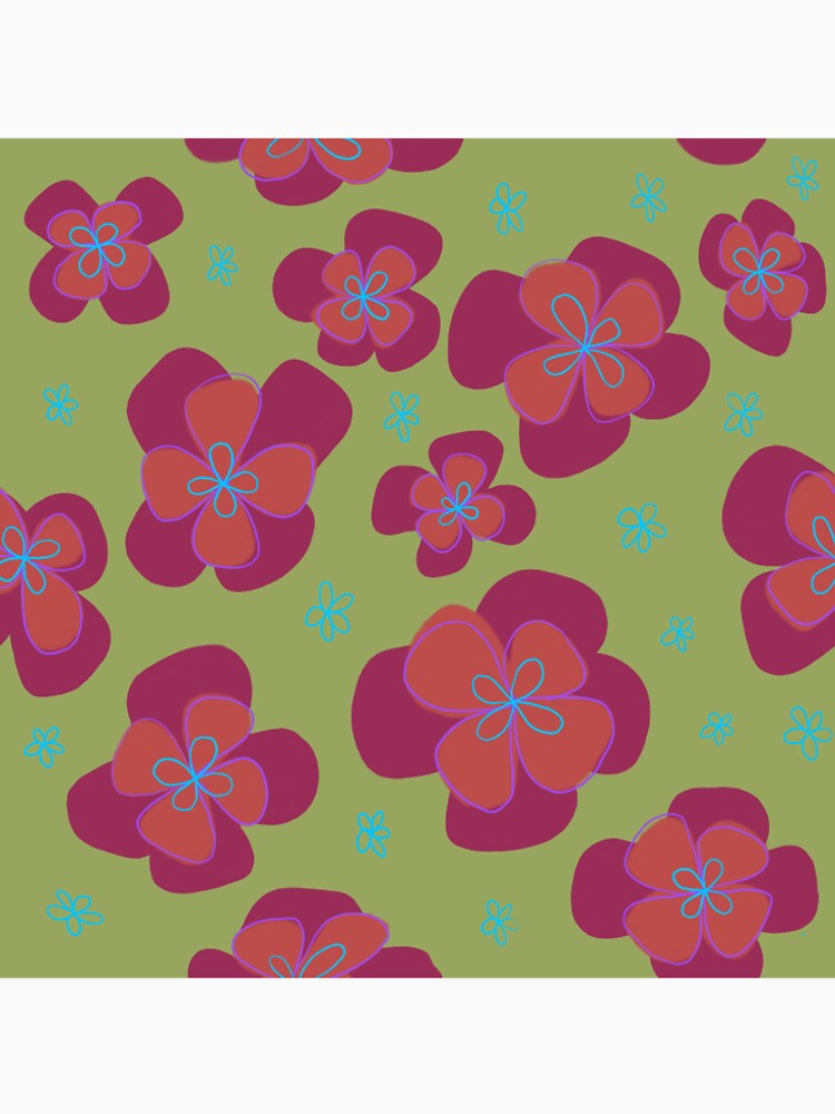 Groovy Flowers by PatternsbyHat
