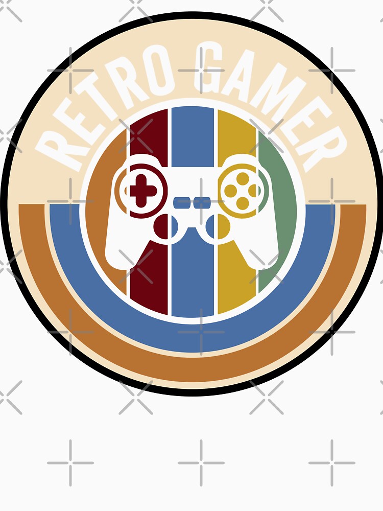Retro Gamer Badge | Vintage Gaming Controller Emblem by LucasPresoto
