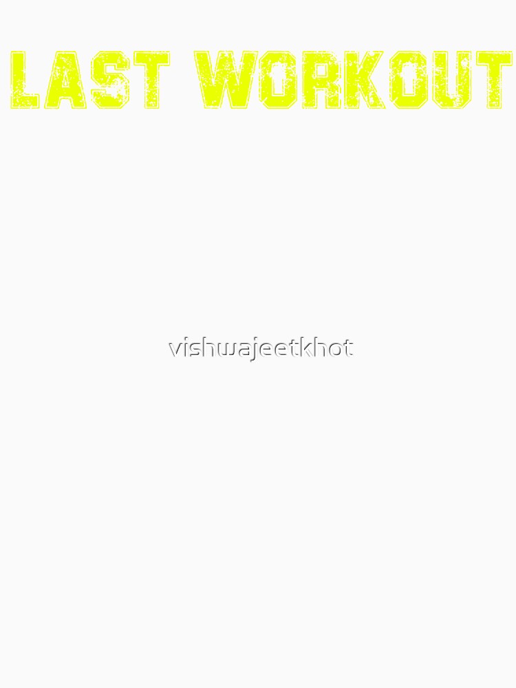 LAST WORKOUT by vishwajeetkhot