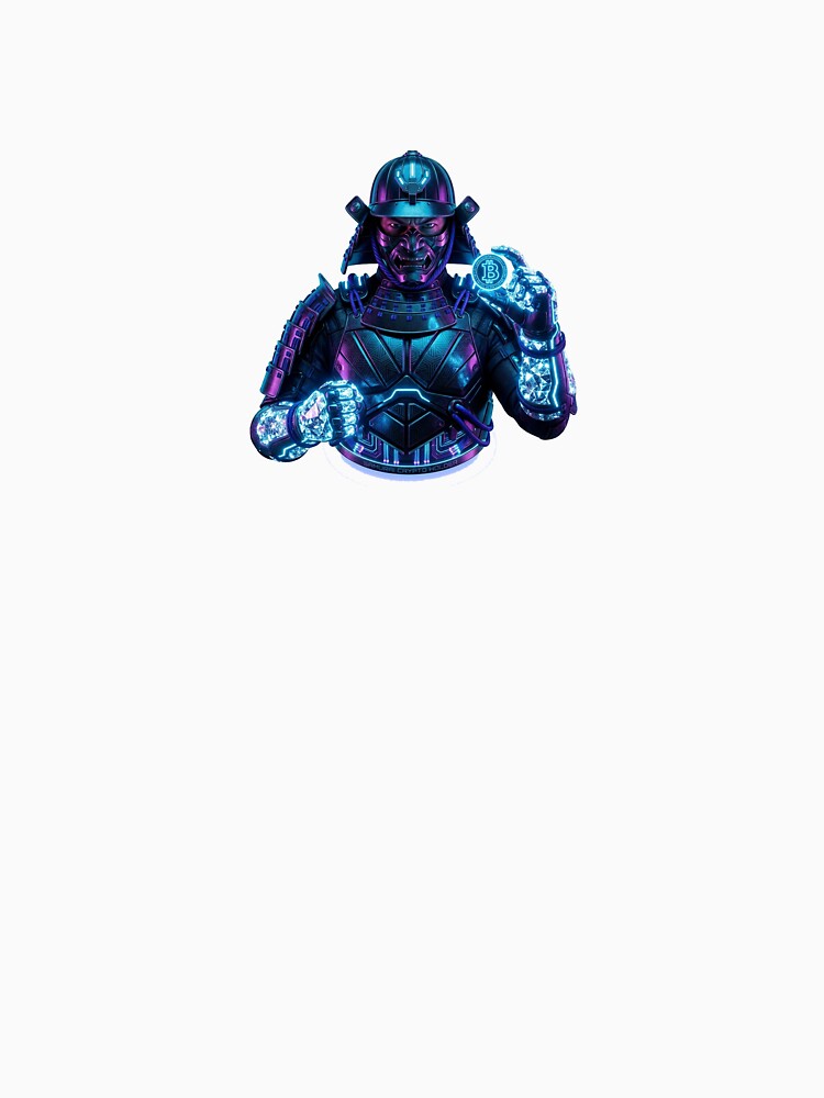 Cyber Samurai Bitcoin Diamond Hands Holder by Maclaw200d