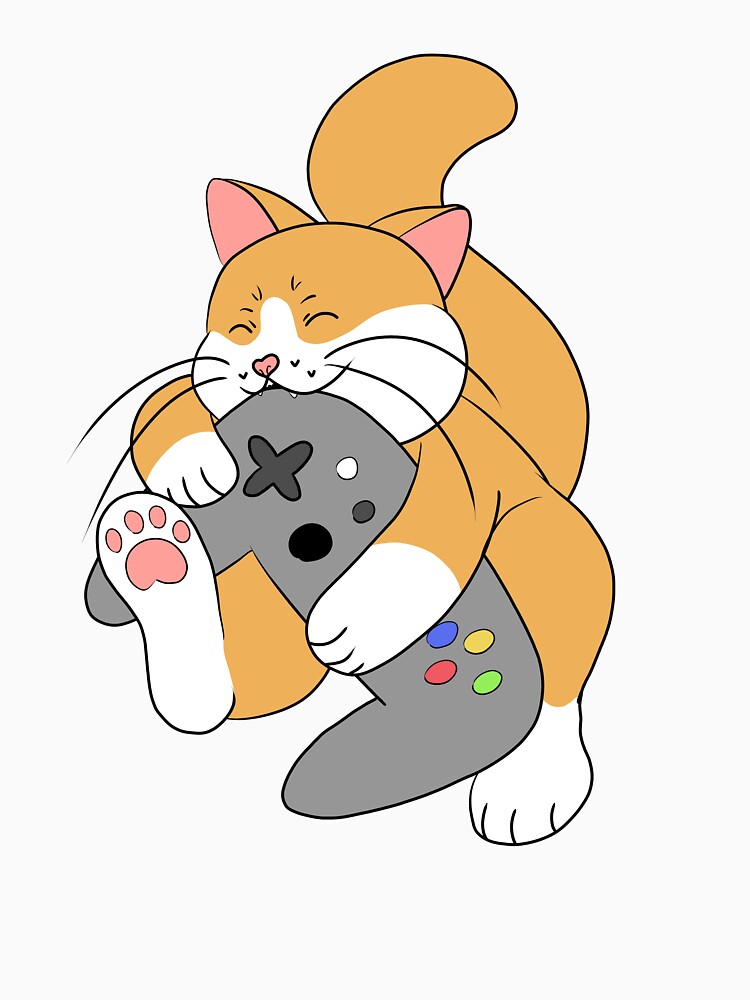 Gamer Cat by HugSomeNettles