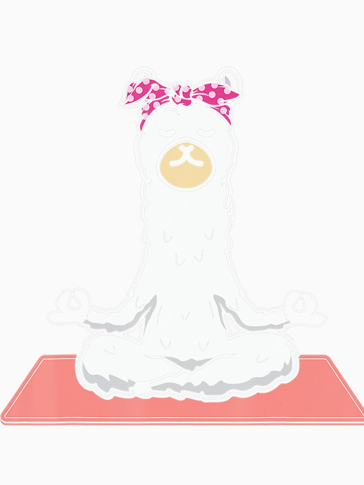 Alpaca Llama Drama Yoga Peace Meditation 	 For Yoga by mdkkgvovyeo10