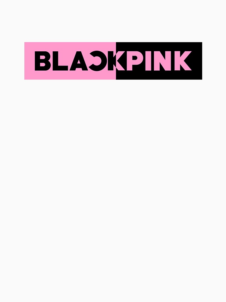 blackpink Logo Pink Rectangle by ruthwtp