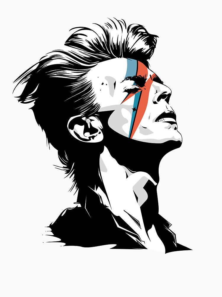 David Bowie STARMAN Vector Art by reznieh