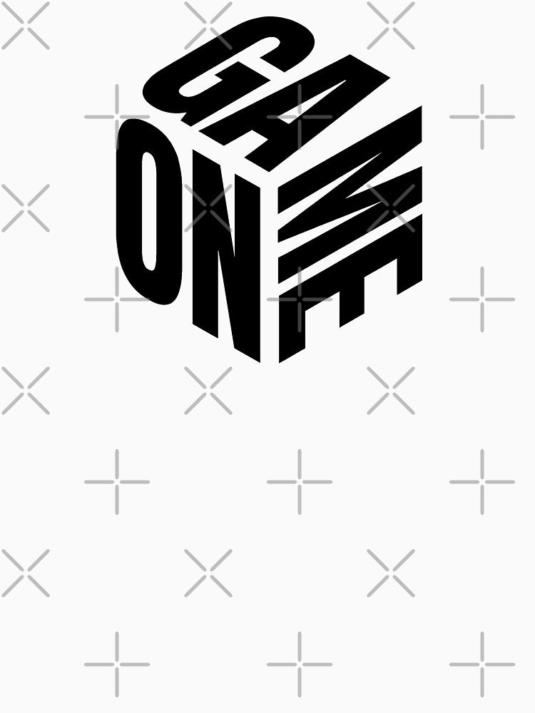 GAME ON 3D Isometric Cube | Gamer Esports Streetwear by PryntedLabs