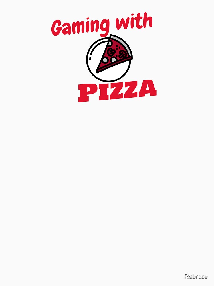 Gaming with Pizza by Rebrose