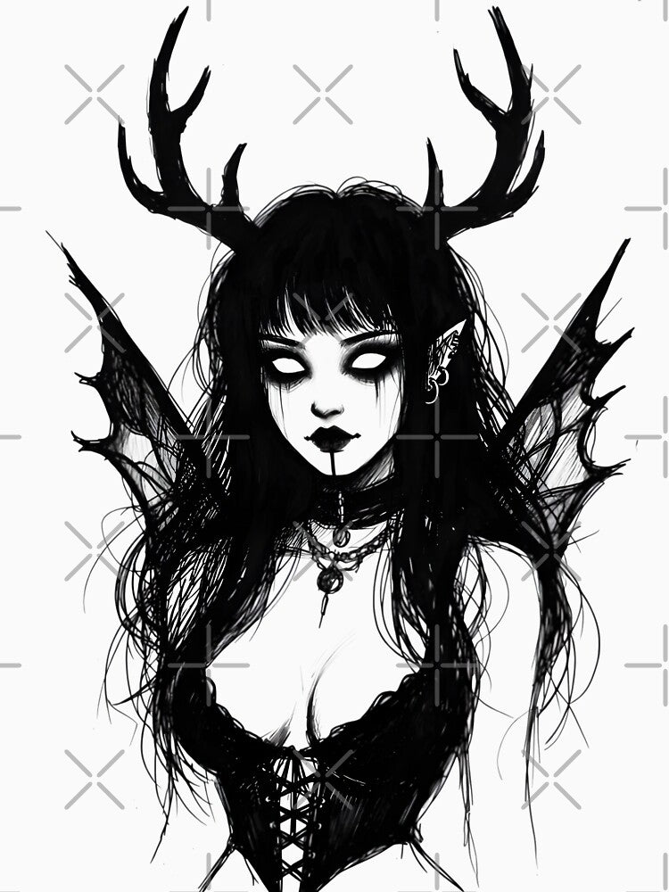 Nocturnal Forest Fairy by Velvet Vulcan Art