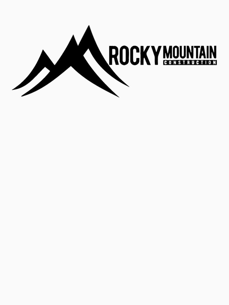 rocky mountain construction RMC logo in black by NickiWhitley