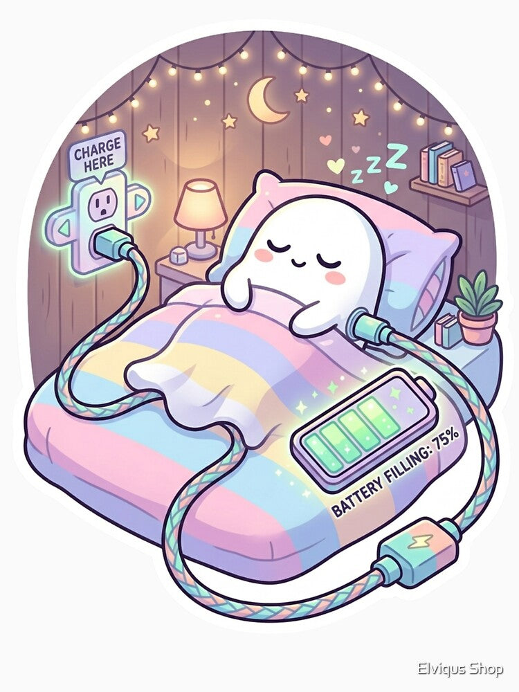 Emotionally Recharge In Progress by Elviqus Shop