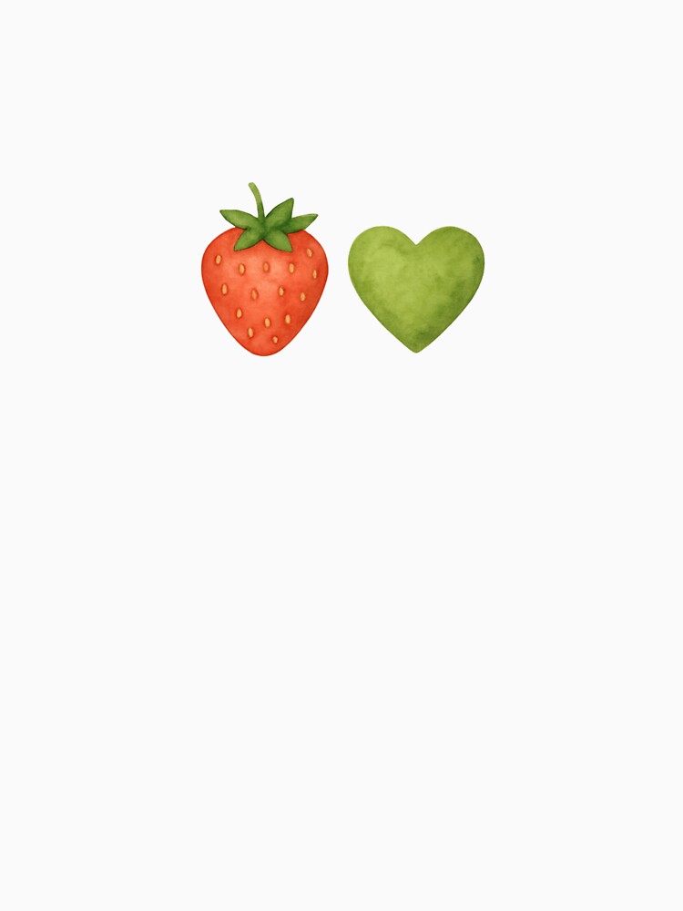 Strawberry & Matcha Heart | Cute Minimal Foodie Aesthetic by My Gluten Free Life UK