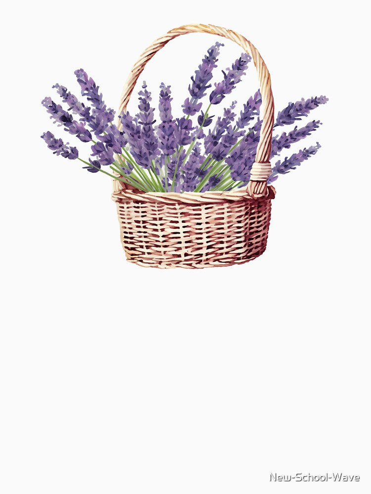 Lavender Flower Basket by New-School-Wave