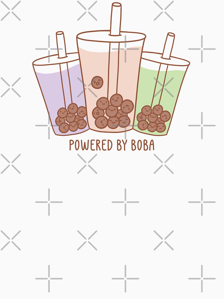 Cute Powered by Boba Milk Tea by noryushi