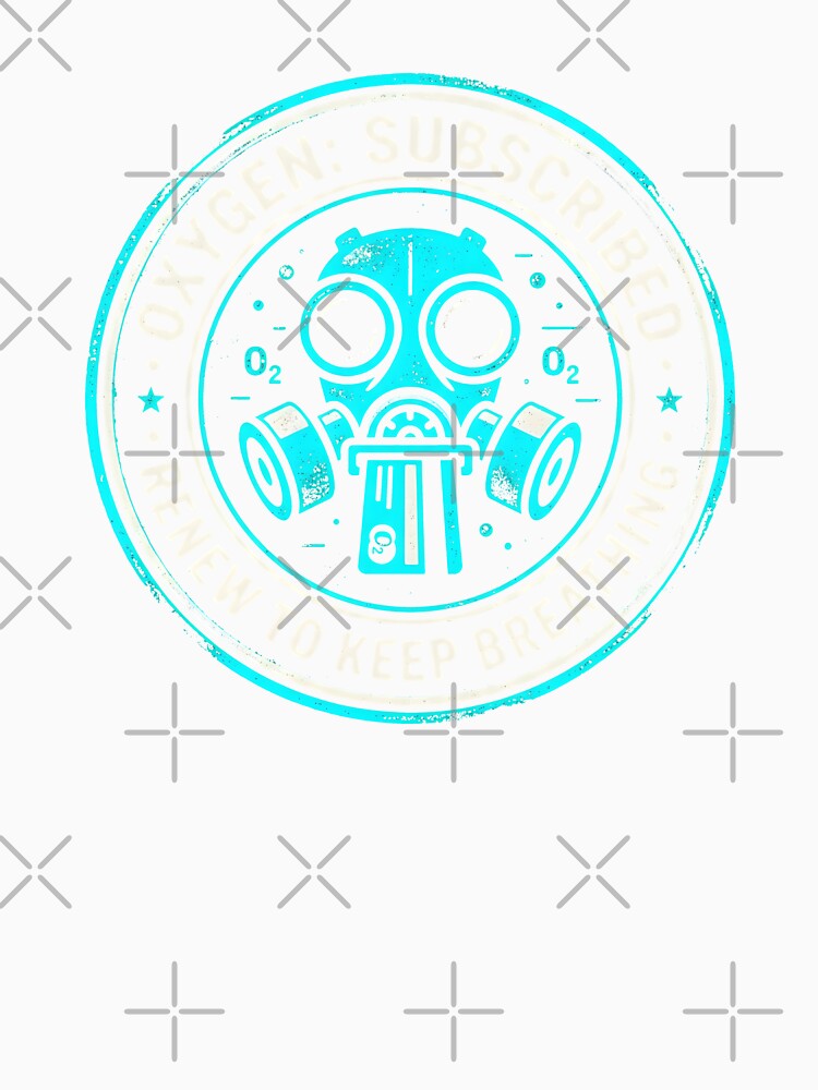 Oxygen Subscription Corporate Dystopia Badge by SplashTastic
