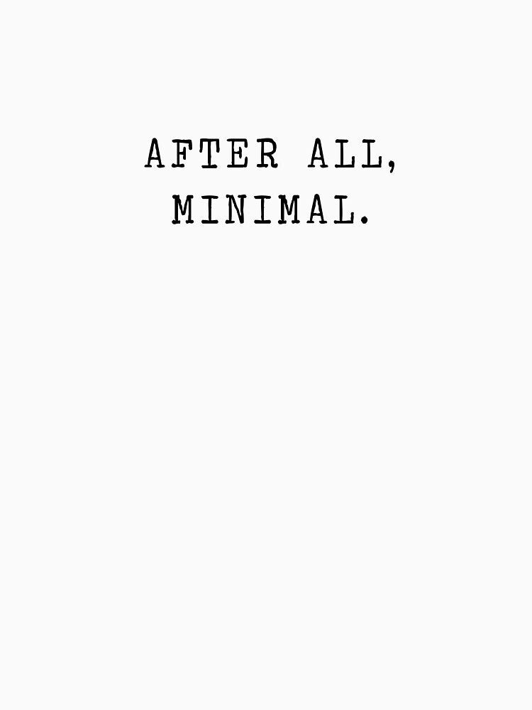 After All, Minimal. - Minimal Techno by dexy122