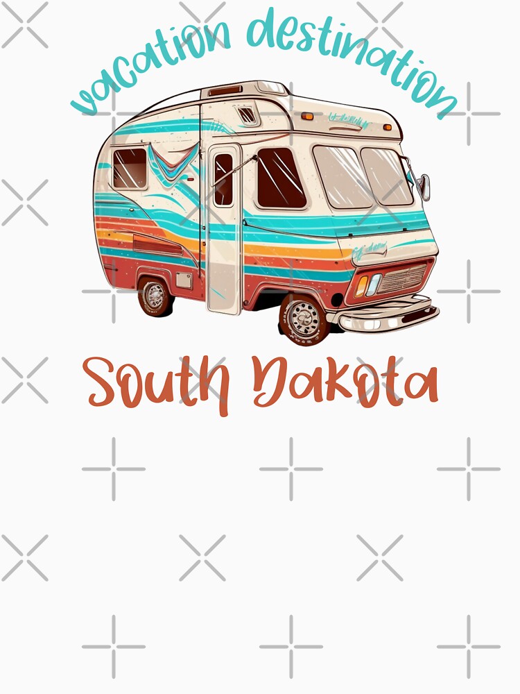 Vacation Destination South Dakota T-Shirt by MarqisStudio