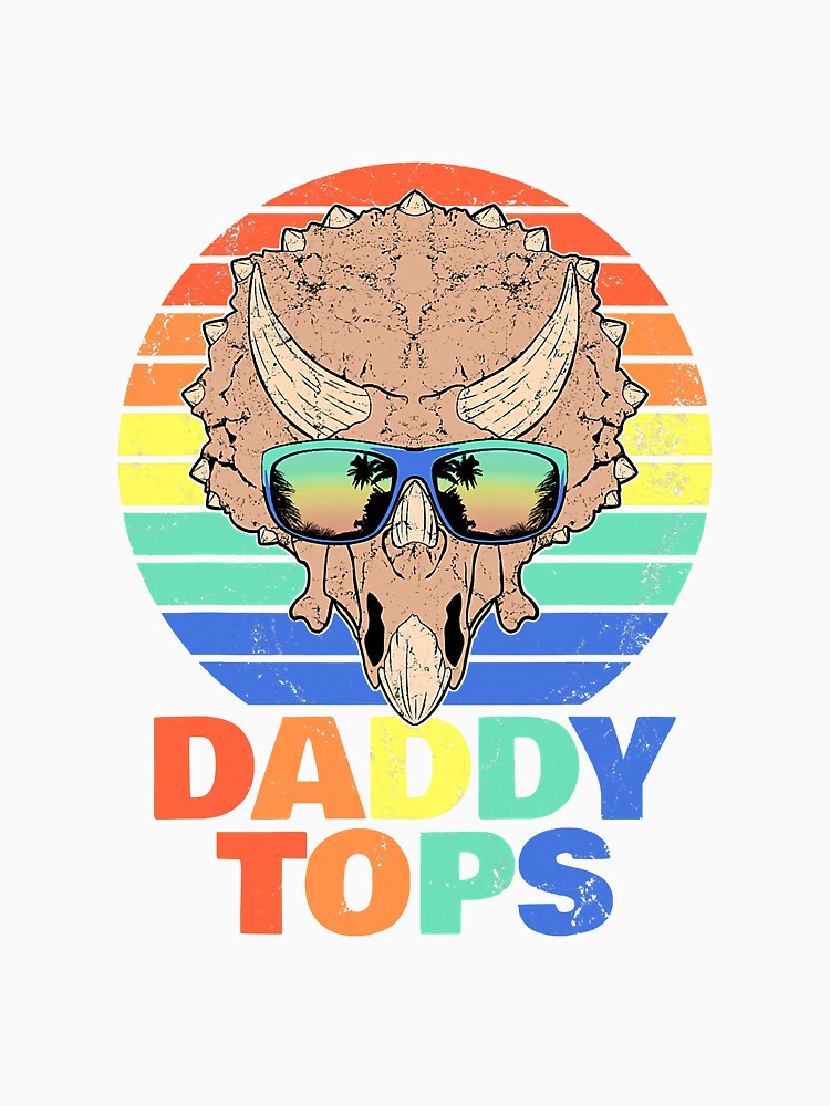 Triceratops Papa Fossil Hunter Funny by SkyCloudBlue
