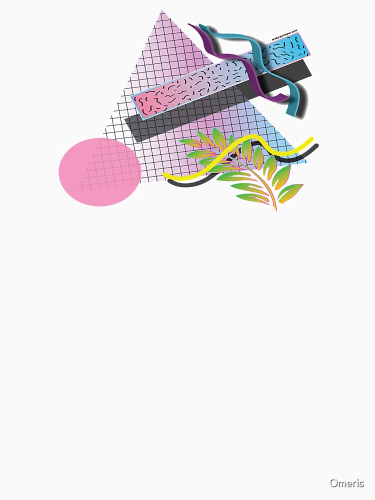 vaporwave pyramid by Omeris